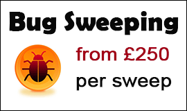 Bug Sweeping Cost in Pitsea
